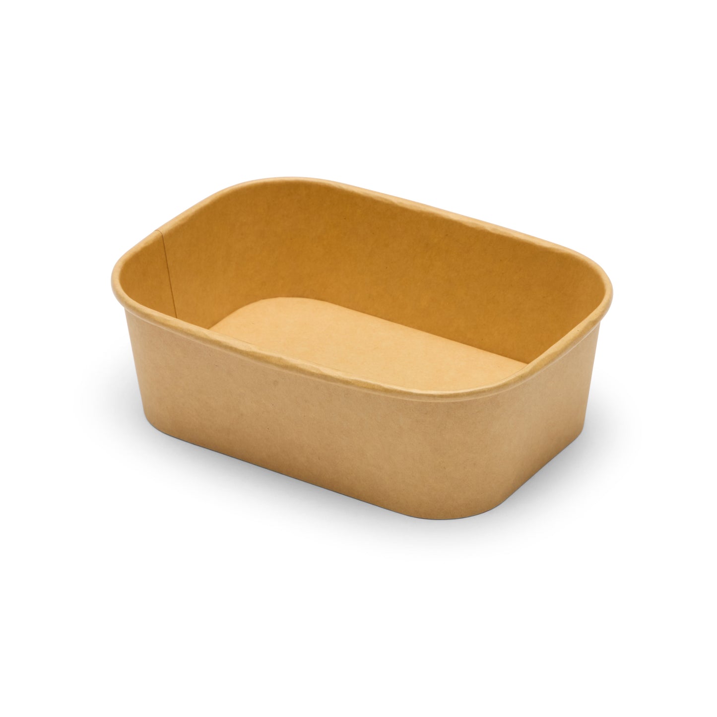 650ml Kraft Rectangular Food Container with PP Lids