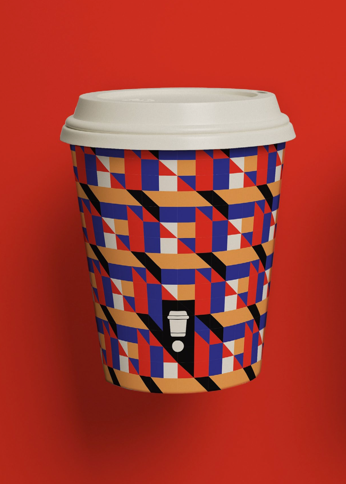 PLA Hot Cups with lids - Patterns of London Life