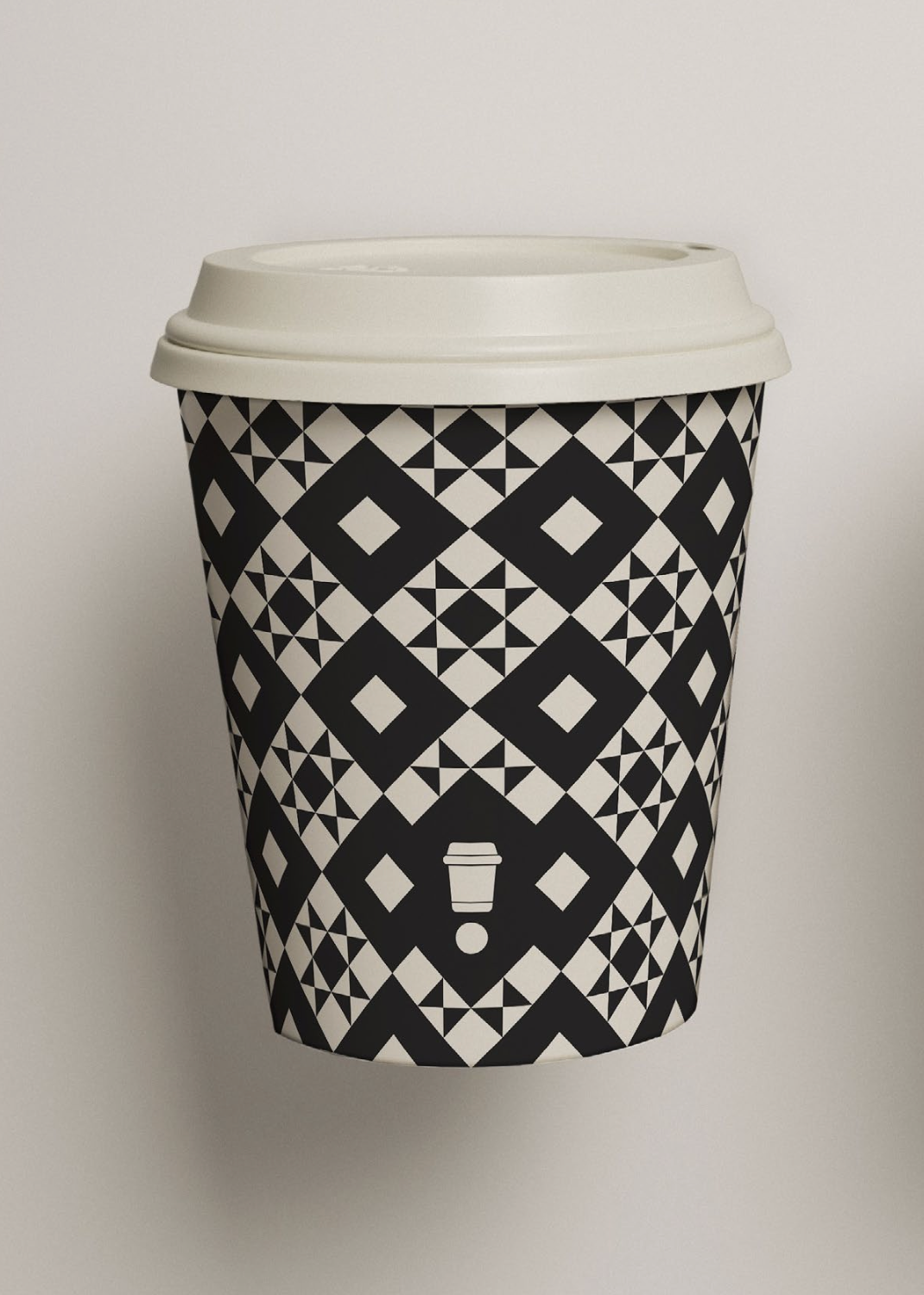 PLA Hot Cups with lids - Patterns of London Life