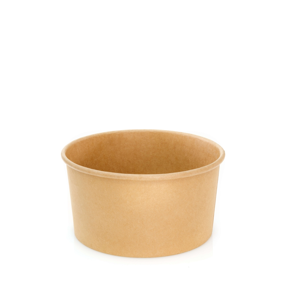 1000ml Kraft Round Food Container with PP Lids