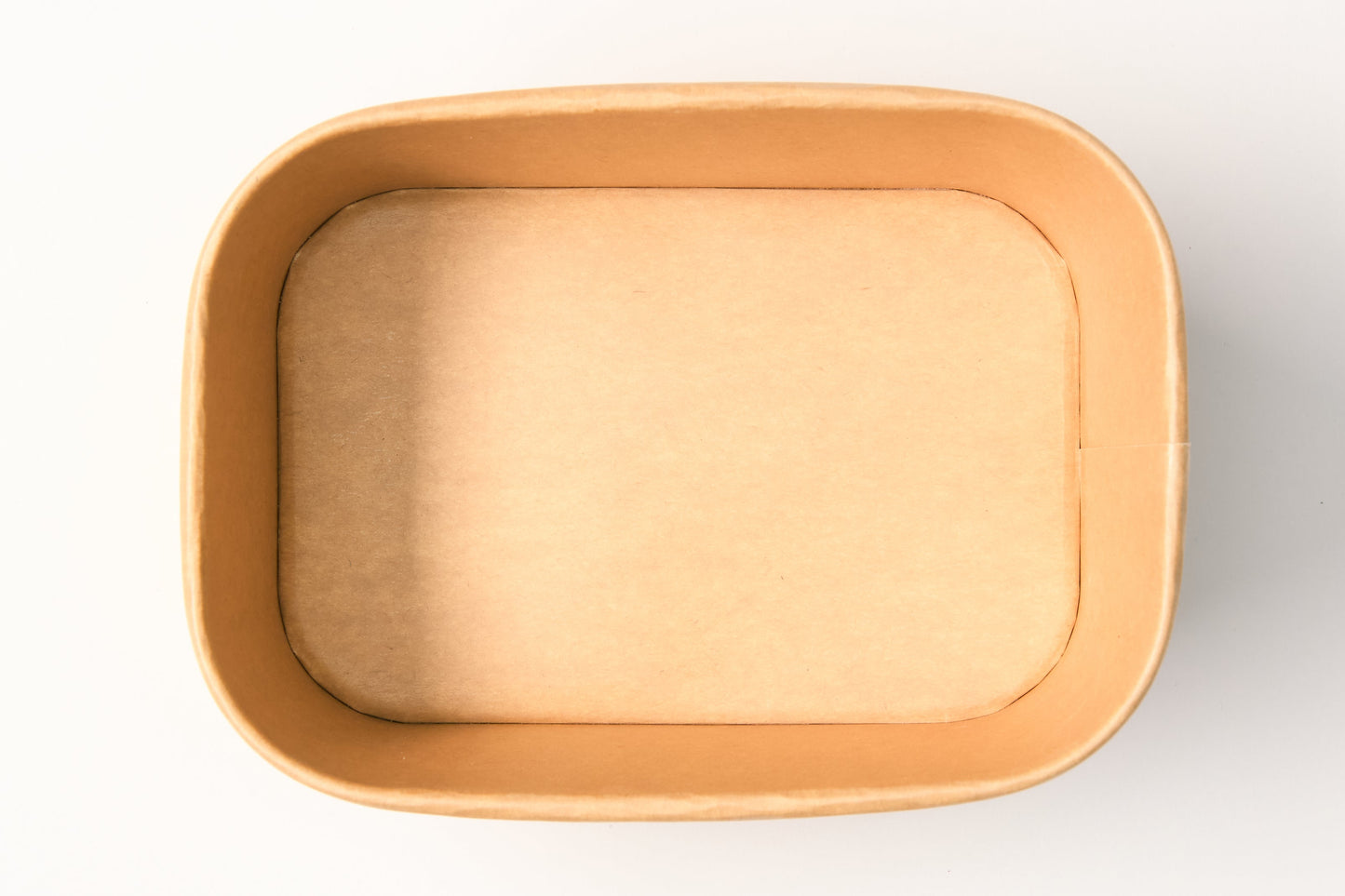 1000ml Kraft Food Containers with PP Lids Rectangular Takeaway Box