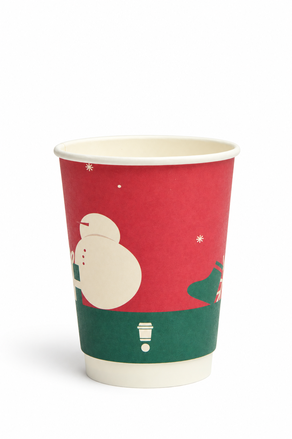 12oz Christmas Double Wall Coffee Cups