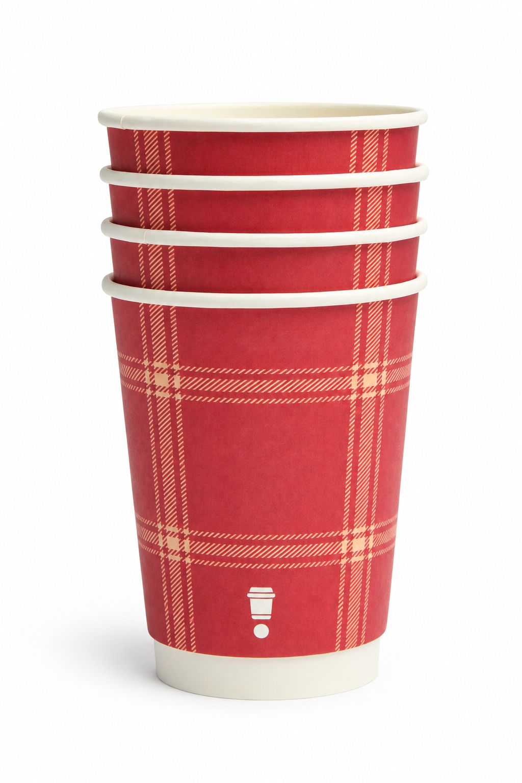 12oz Christmas Double Wall Coffee Cups