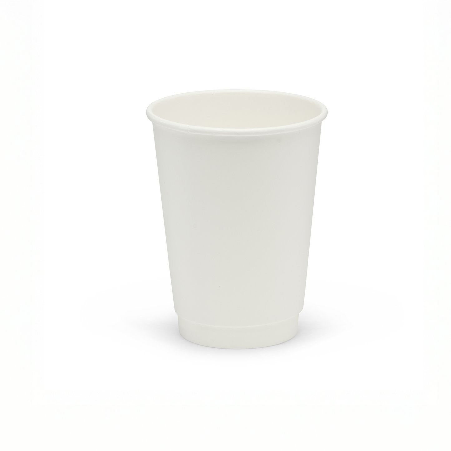 12oz Double Wall Disposable Coffee Cups with Lids (500 pcs)