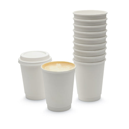 12oz Double Wall Disposable Coffee Cups