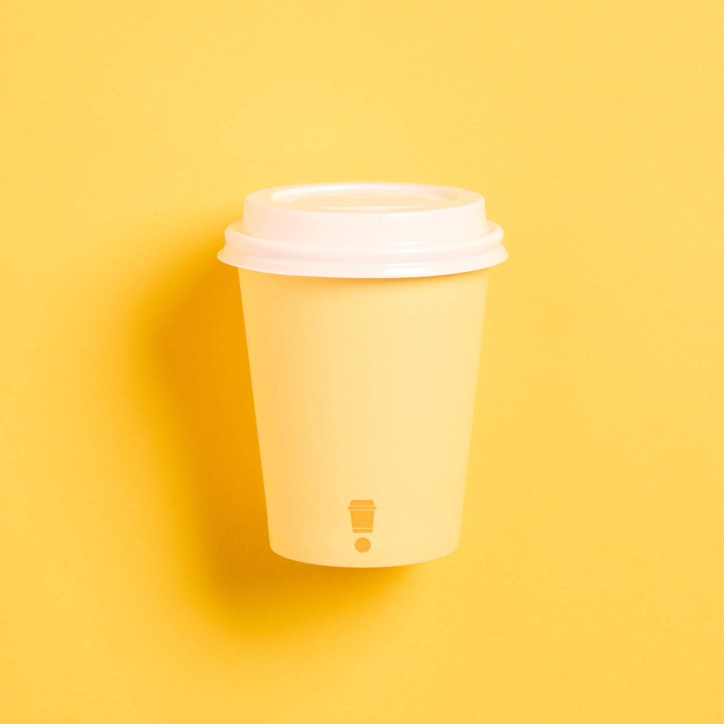 8oz Single Wall Disposable Coffee Cups with Lids (500 pcs)