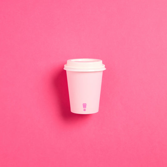 Single Wall Cups 12oz Pink