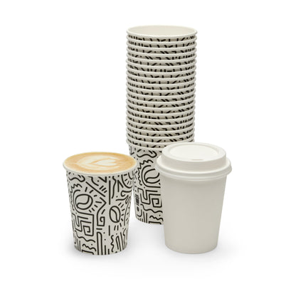 8oz Single Wall Coffee Cups