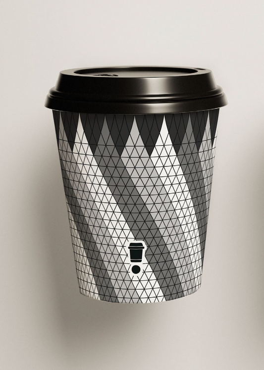 PLA Hot Cups with lids - London buildings