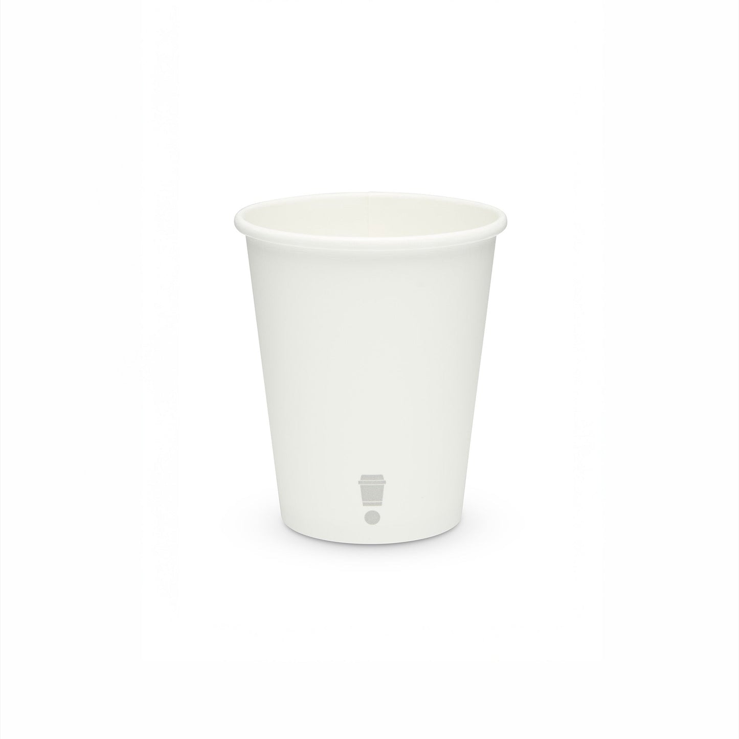 8oz Single Wall Disposable Coffee Cups with Lids (500 pcs)