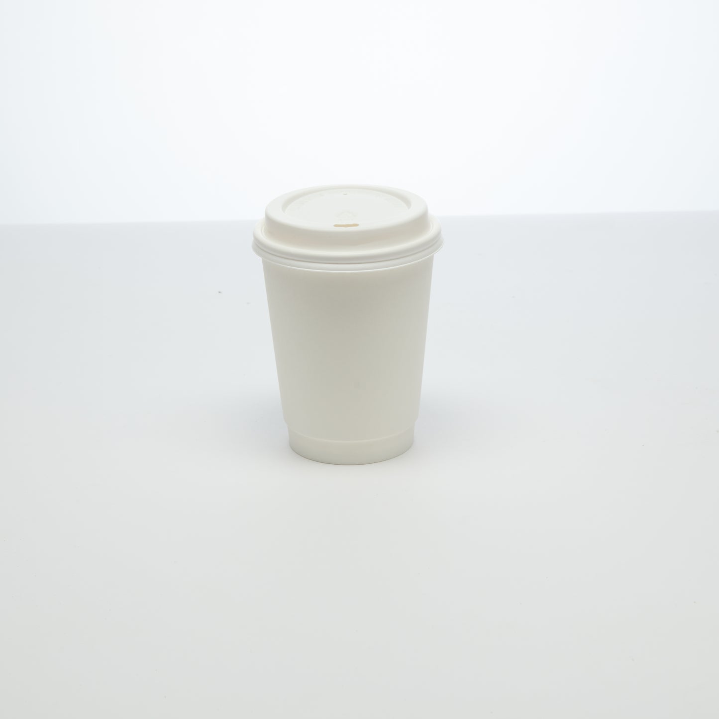 12oz Double Wall Disposable Coffee Cups with Lids (500 pcs)