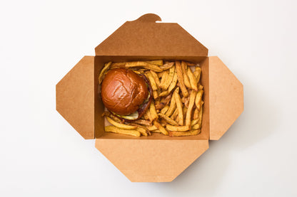 No.3 Kraft Paper Deli Food Box